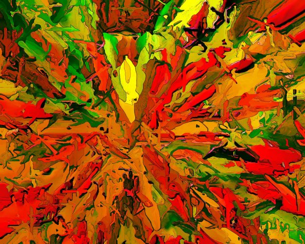 digital painting called The Hunted (Cropped)