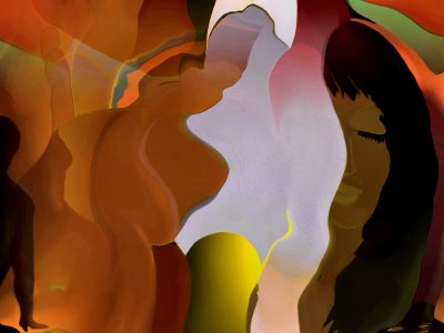 Colorful Mixed Media Fantasy Art