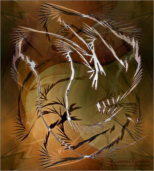 New mixed media art by Lawrence Grodecki